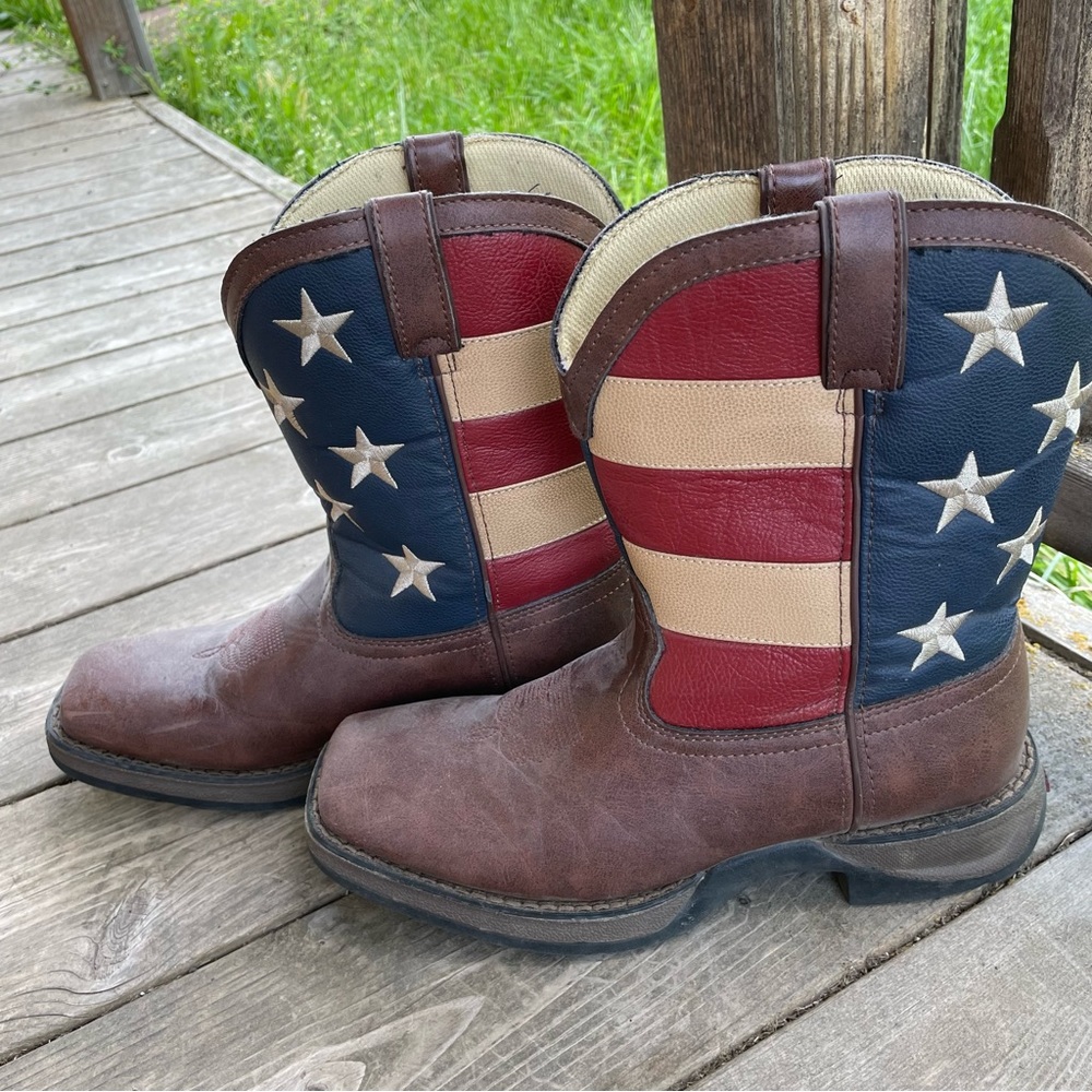 Durango Rebel Patriotic Flag Cowgirl/Cowboy Boots